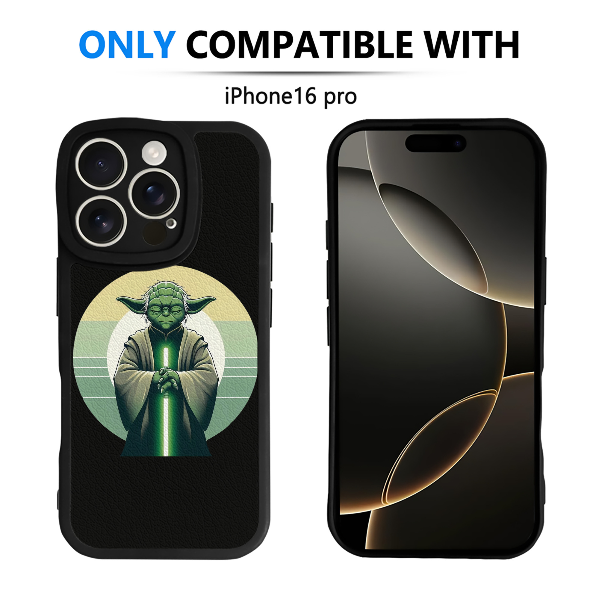 （画像用） スター・ウォーズ Star Wars 【iPhone 16シリーズ対応】シリコンスマホケース（レザー調） 材質：シリコン